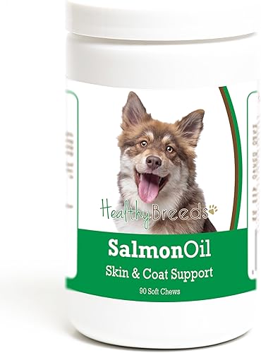 Miniatura 113 de Healthy Breeds Golden Retriever - Aceite de salmón masticable suave, 90