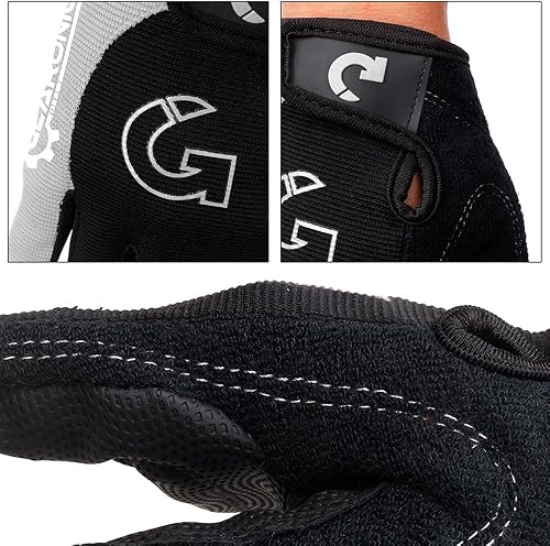 Miniatura 6 de GEARONIC Cycling Gloves Anti-Slip Mountain Bike Gloves for Men Breathable Foam Padded Biking Gloves Shock Absorbing MTB Bicycle Gloves Full Finger