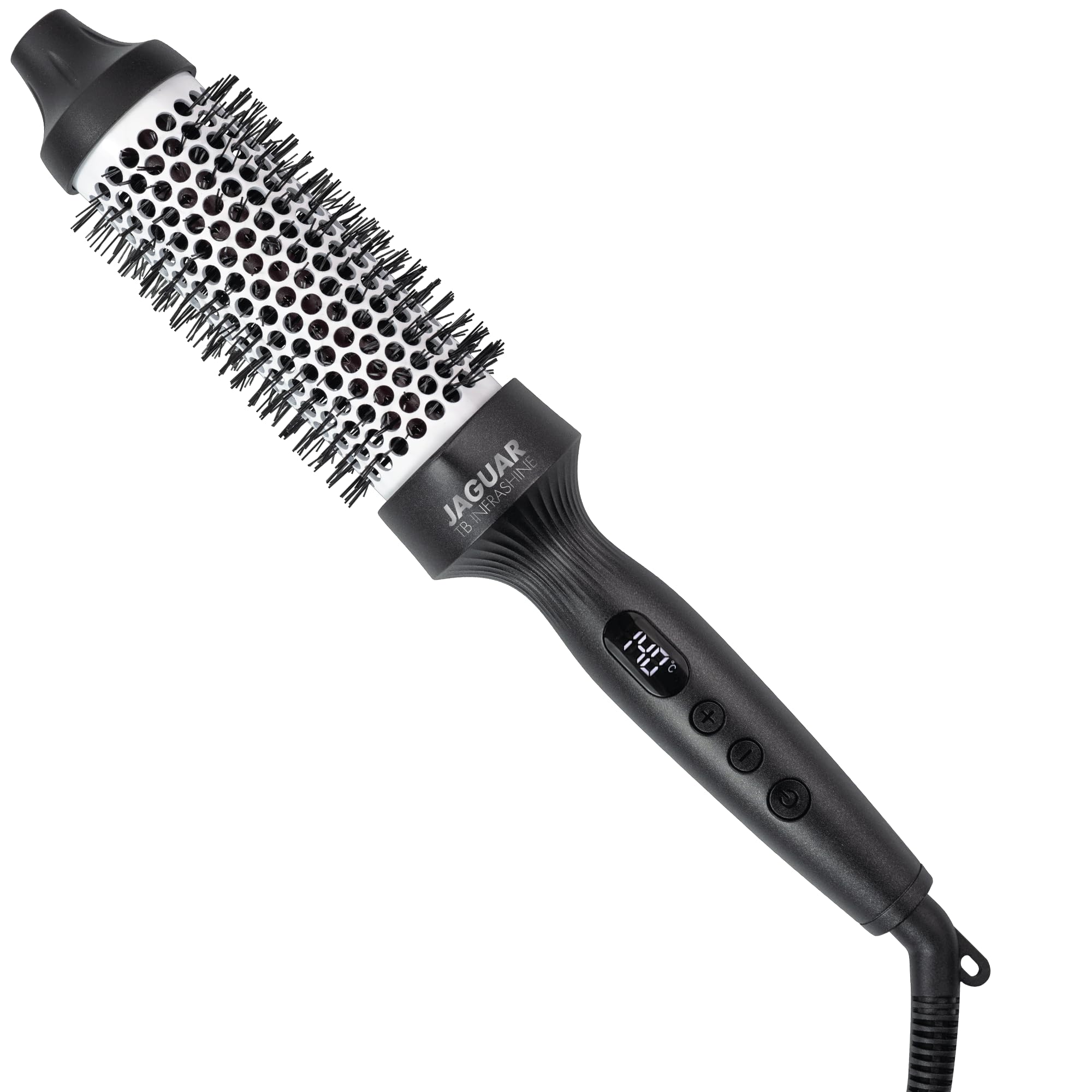 JAGUAR Spazzola termica TB Infrashine | Spazzola termica con riscaldamento a infrarossi e booster agli ioni | 2 in 1: styling e cura in uno strumento | dal professionista per te