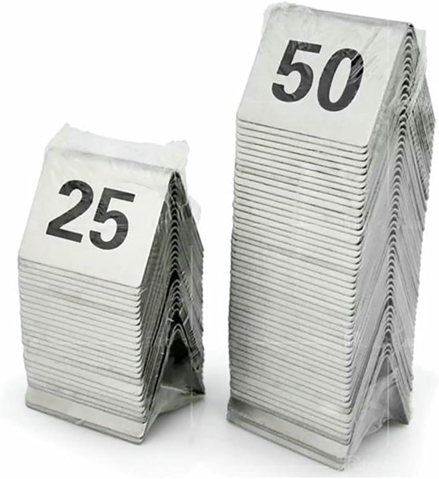 Números De Mesa De Acero Inoxidable En Restaurante, Placas De Mesa De Mesa Estilo Carpa para Suministros De Fiesta De Cumpleaños De Bodas