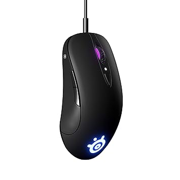 SteelSeries Sensei Ten Gaming Mouse  18,000 CPI TrueMove Pro Optical Sensor  Ambidextrous Design  8 Programmable Buttons  60M Click Mechanical Switches  RGB Lighting