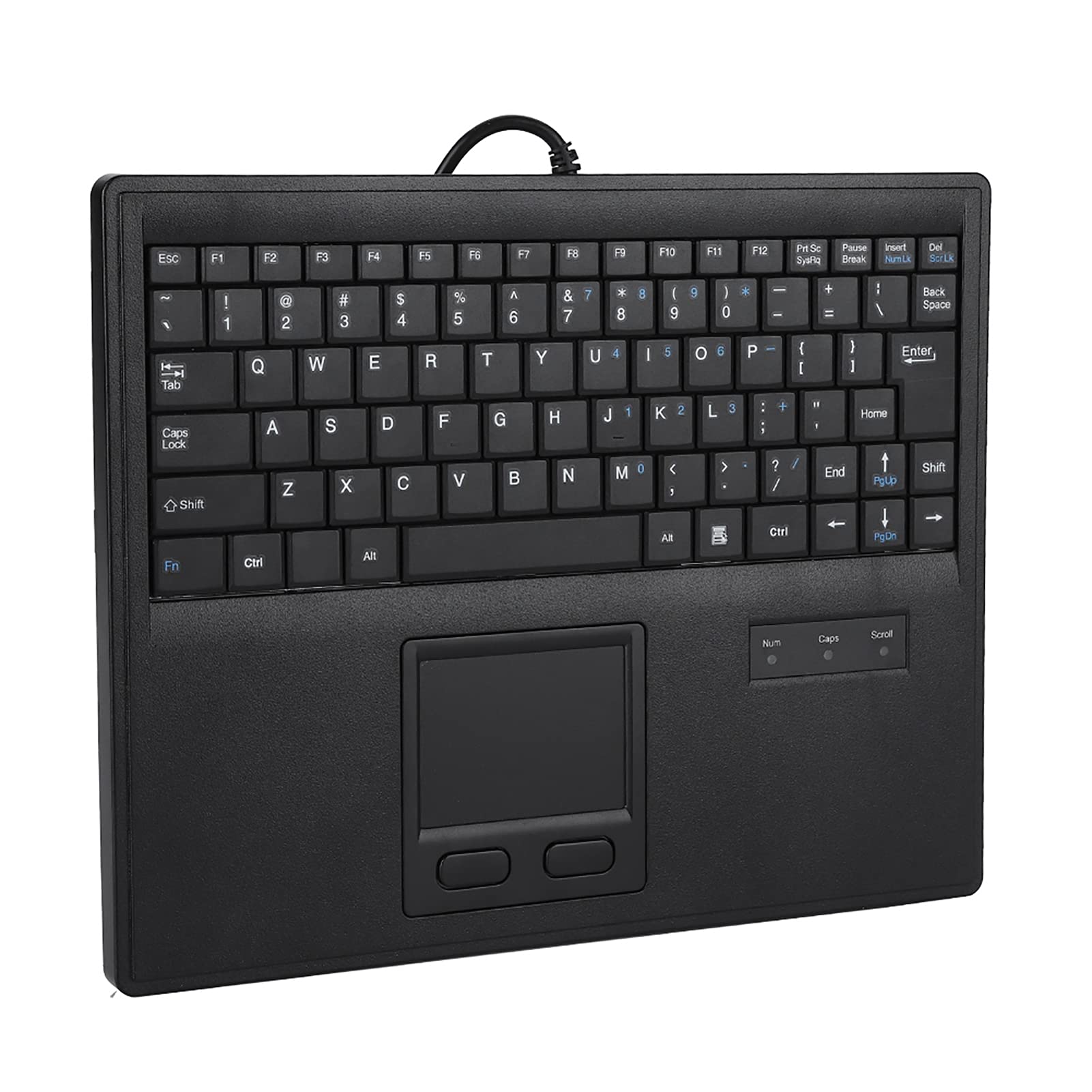 Akozon Tastiera Cablata con Touchpad, Tastiera con Design a Forbice da 10 Pollici con Touchpad Conveniente - Elettronica/Computer e Accessori/Accessori e Periferiche per Computer/Tastiere e