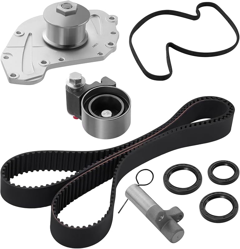 Kit de correia dentada BDFHYK TBK575 com bomba d’água para Chrysler e Dodge V6 – Conjunto completo