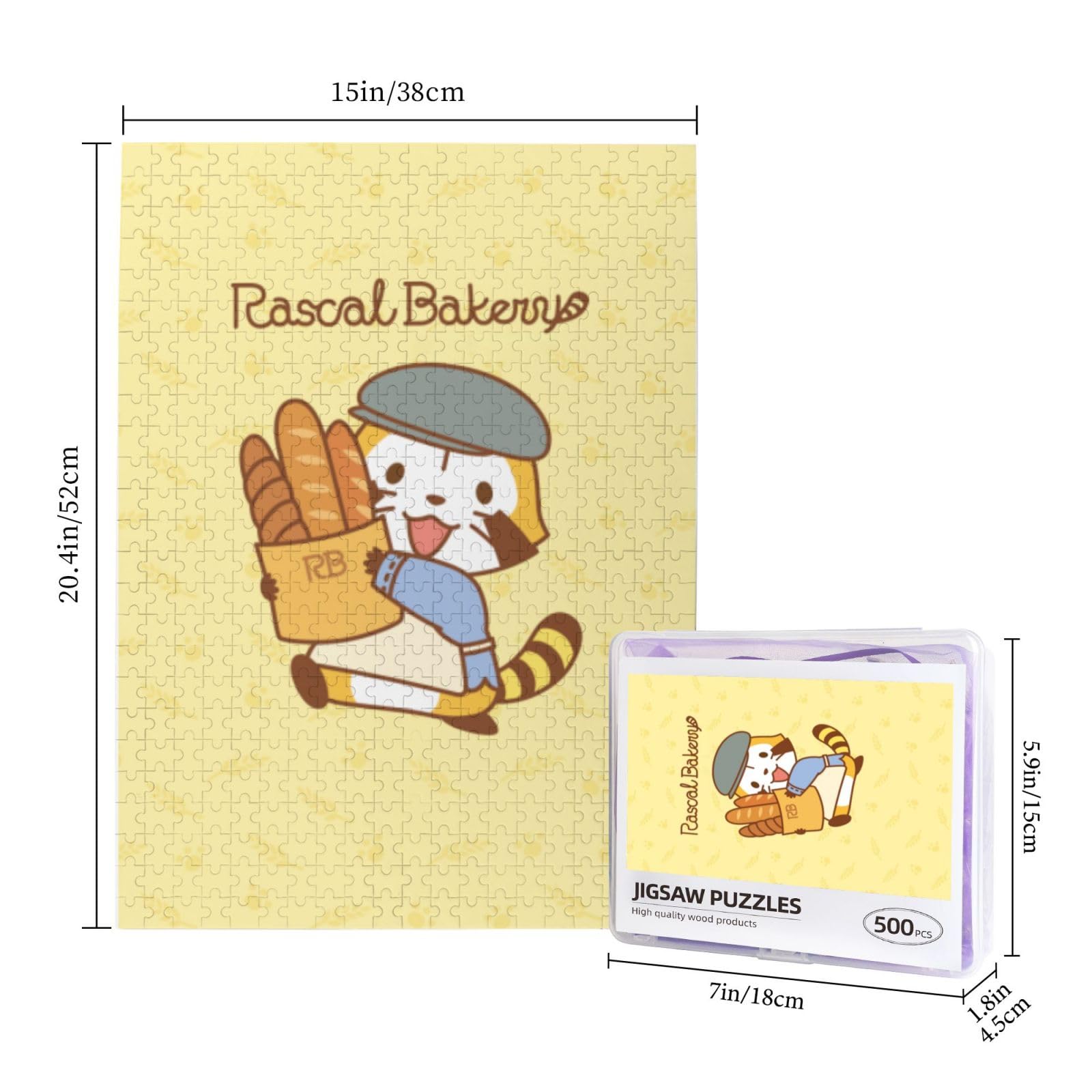 Amazon.co.jp: あらいぐまラスカル アニメ ジグソーパズル 500 ピース
