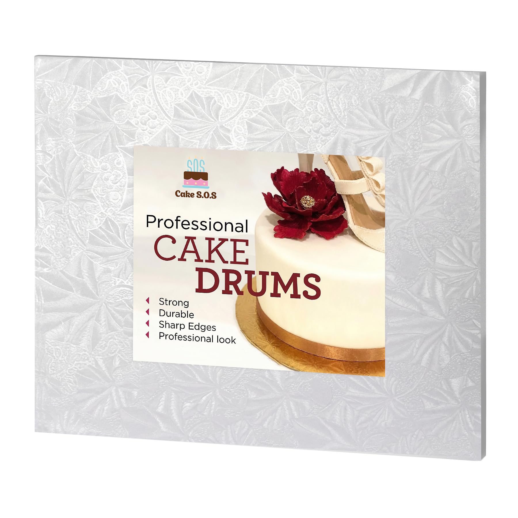 Planche à gâteau carrée ultra épaisse de 1,27 cm pour structure lourde