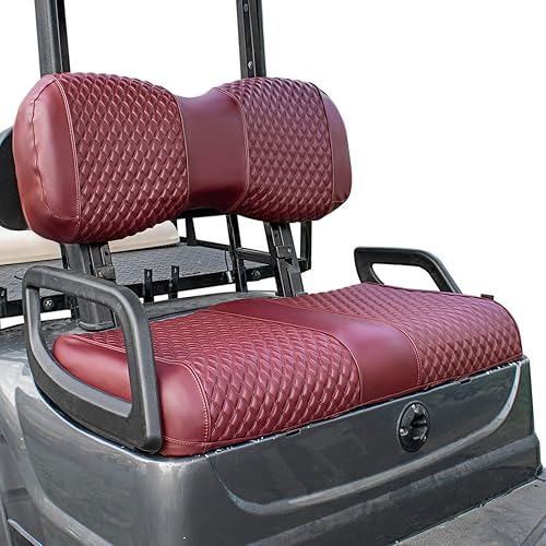NOKINS Fundas de asiento de carrito de golf para Yamaha Drive Drive2 OEM Cojín de asiento ordinario, respaldo de asiento delantero Funda de asiento