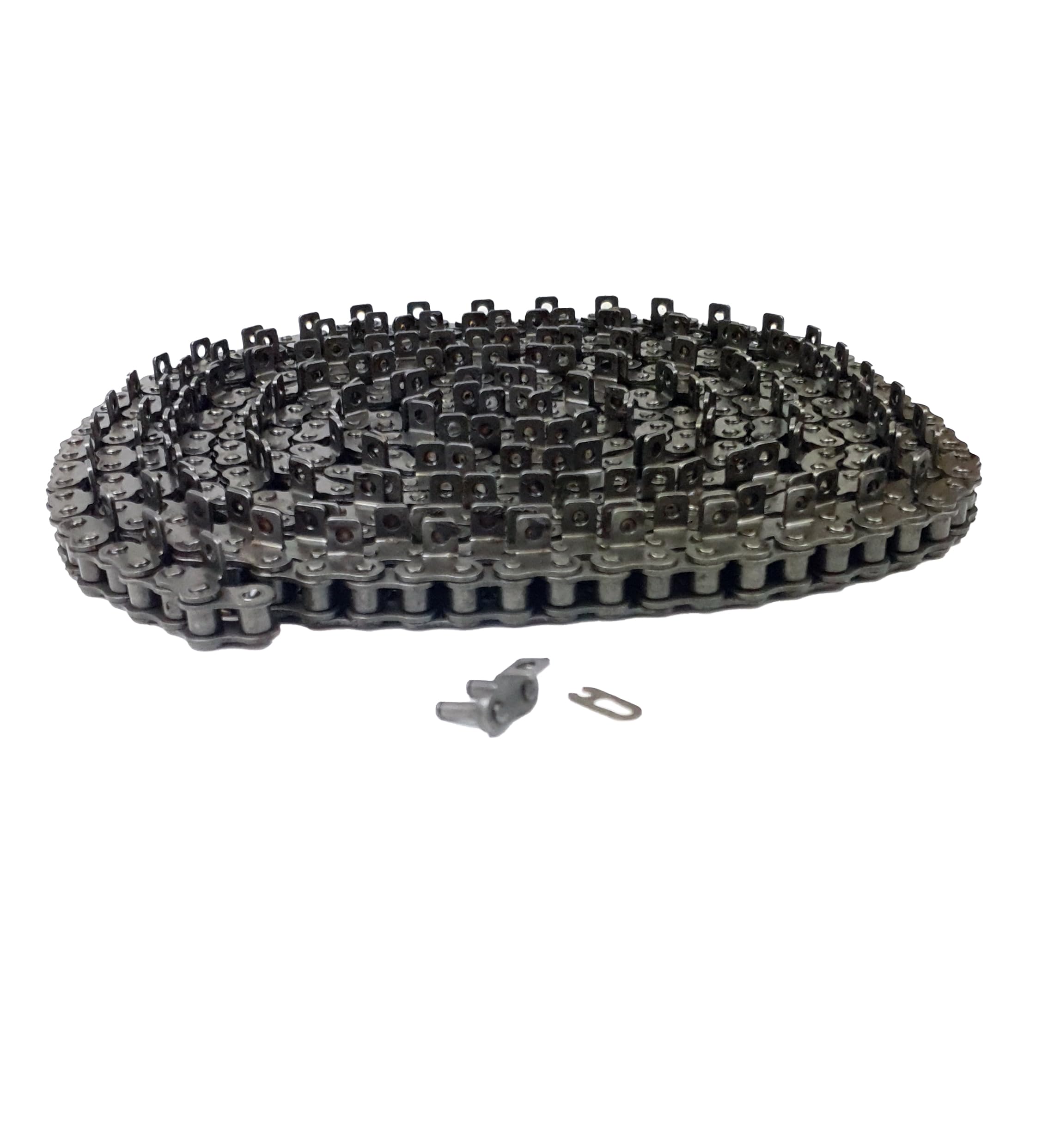 Cadena de 16B-1 (1 pulgada) con conector A1, cadena de transporte, para transportadores, industrial, maquinaria industrial
