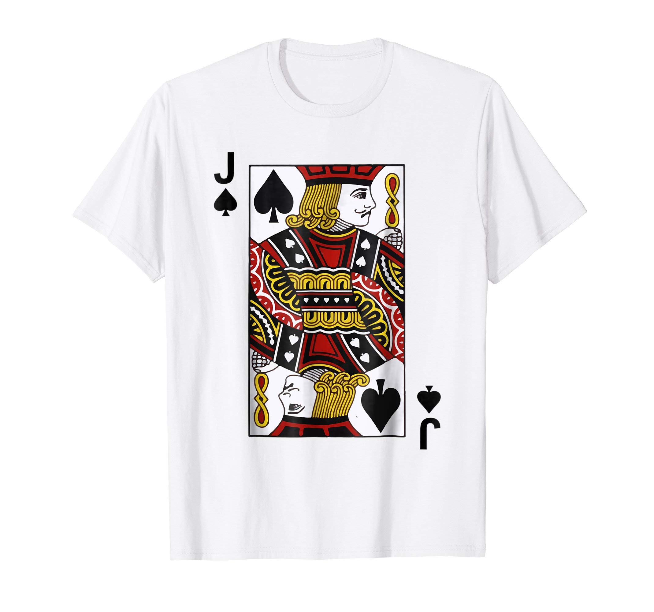 Black Jack Clothing CoJack of Spades Tshirt Blackjack Cards Poker 21 J Tee shirt T-ShirtOEKO-TEX STANDARD 100