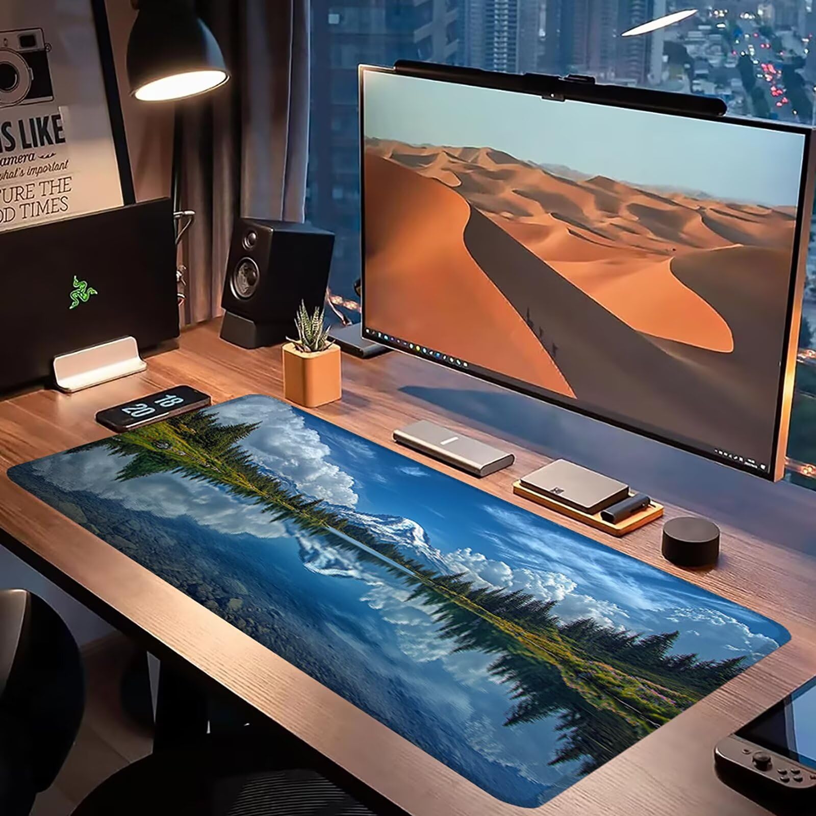 Podkładka pod mysz, podkładka pod mysz XXL 1200 x 600 podkładka pod mysz dla graczy, wodoodporna gumowa podstawa, duża podkładka pod mysz do gier na biurko zszyte krawędzie wodoodporna antypoślizgowa