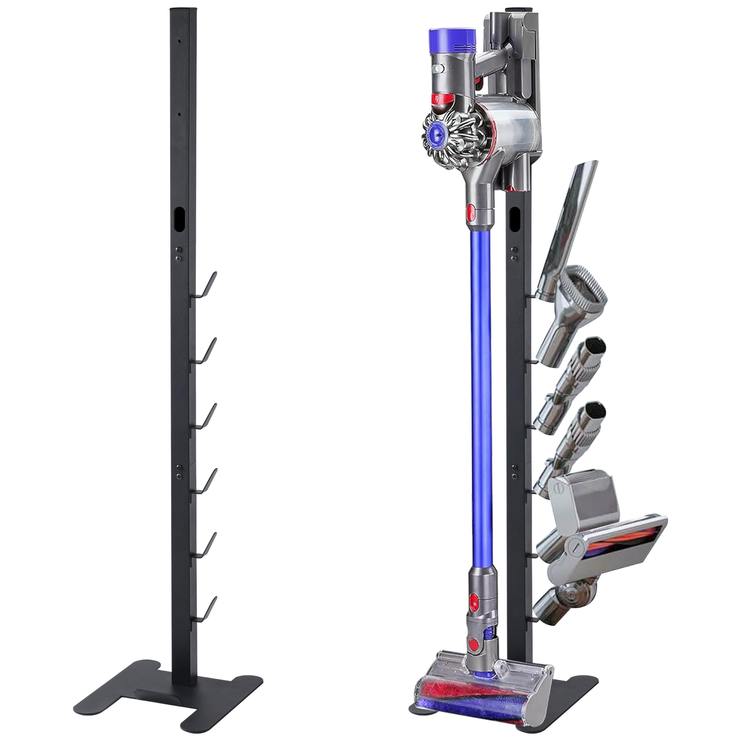 OUTBROS Staubsauger Ständer mit 4 Haken-Kompatibel für Dyson, Schwarz