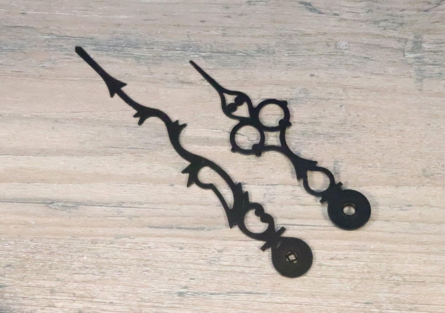 Replacement for Grandfather Clock Hands 4 3/4 Inch Black