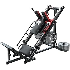 GAOMON Leg Press Hack Squat Machine Combo, Professional Leg Press Machines for Home Gym, Specialty Leg Press Machine for Full Lower Body Workout with Linear Bearing and Calf Block