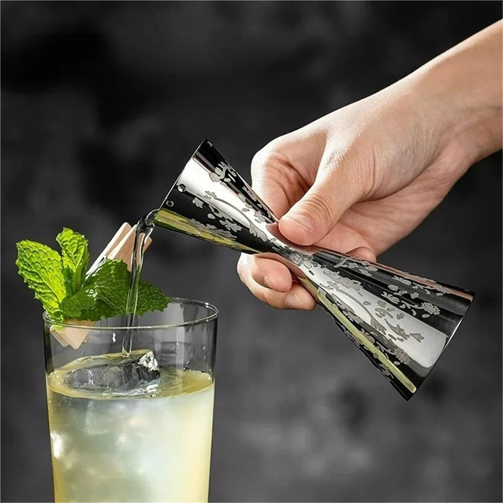 Jigger Cocktail Herramientas de taza medidora, barra medida, Jigger cóctel, herramientas, accesorios(Type 3)