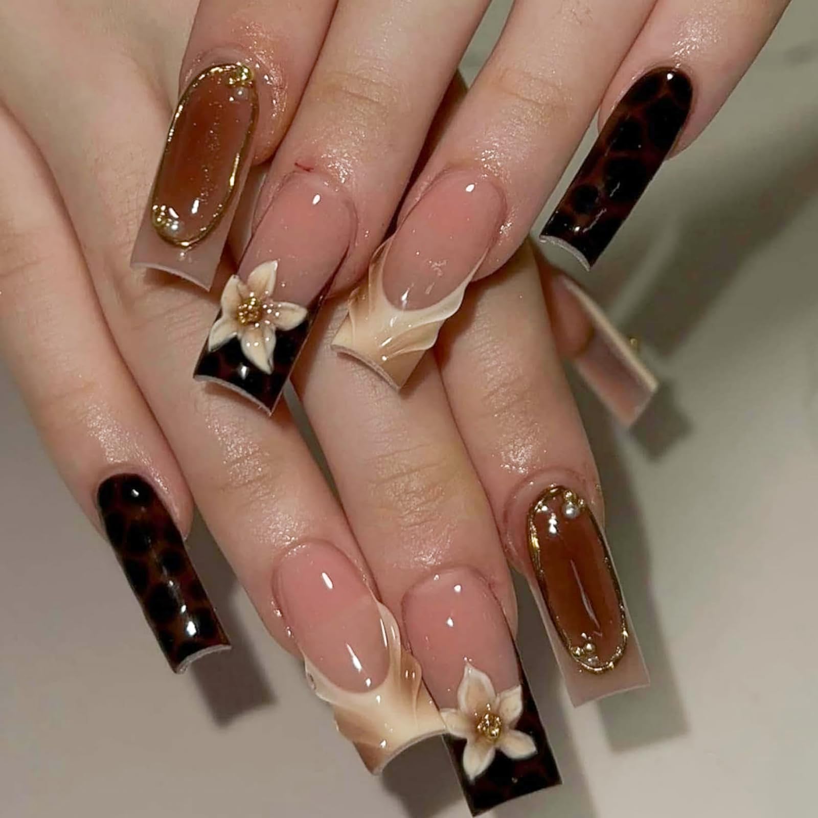 French Tips Press On Nails - Almond Design -27 French Tips Press On Nails - Almond Design -27