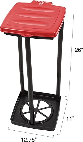 Miniatura 12 de Wakeman soporte de bolsa de basura, basurero portable al aire libre Azul