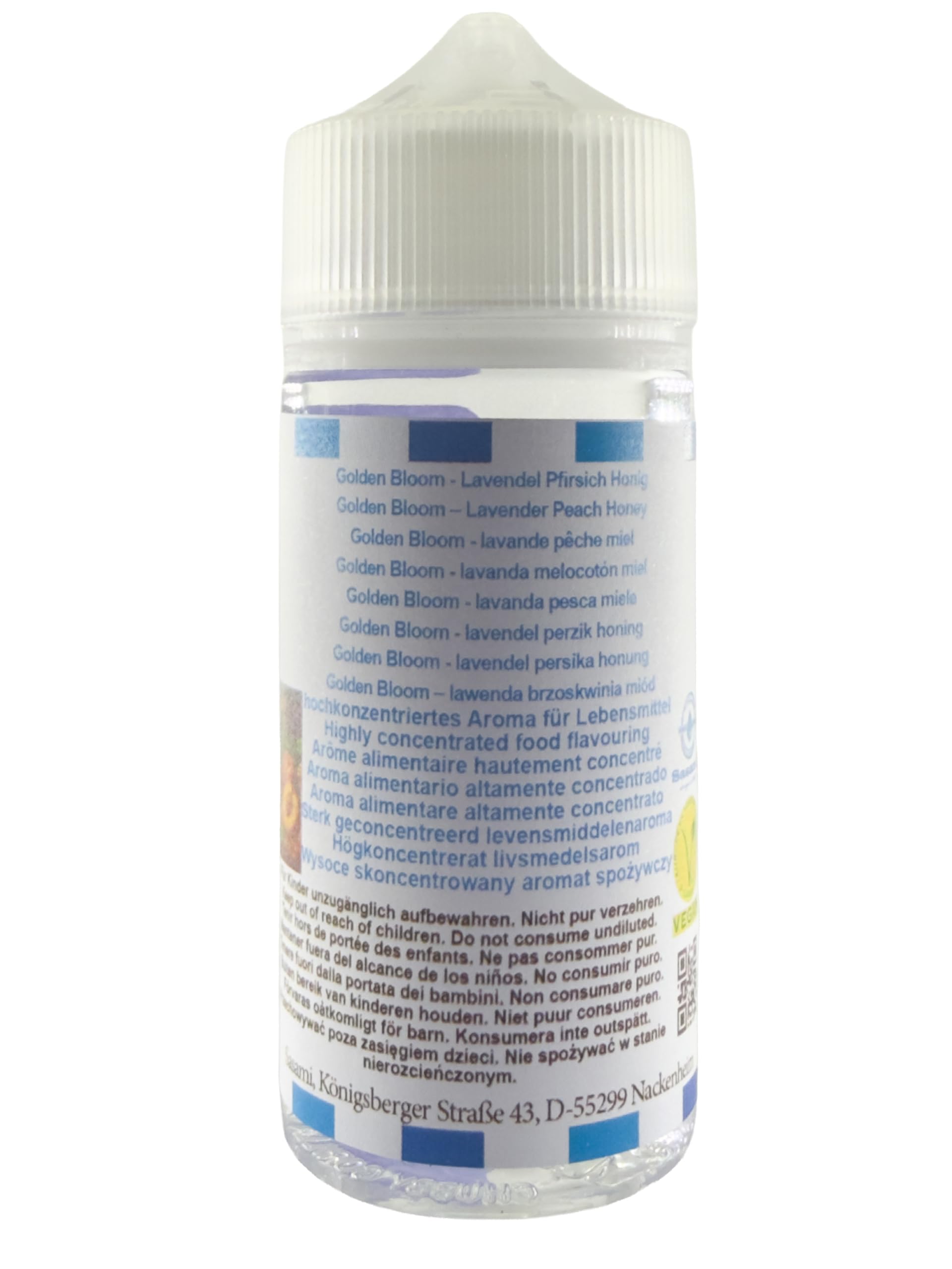 Golden Bloom – lawenda brzoskwinia miód aromat koncentrat – Wegański – Sasami – 100ml