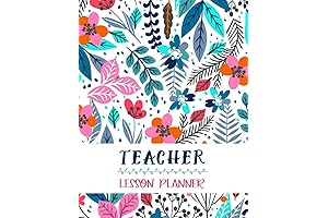 2019 Lesson Planner Weekly Monthly Academic Year Organization