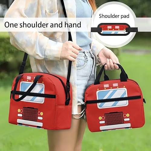 Vista 108 de doginthehole Bolsa de almuerzo portátil de teñido anudado azul, bolsa de almuerzo, organizador reutilizable, hielera para adultos, al aire libre