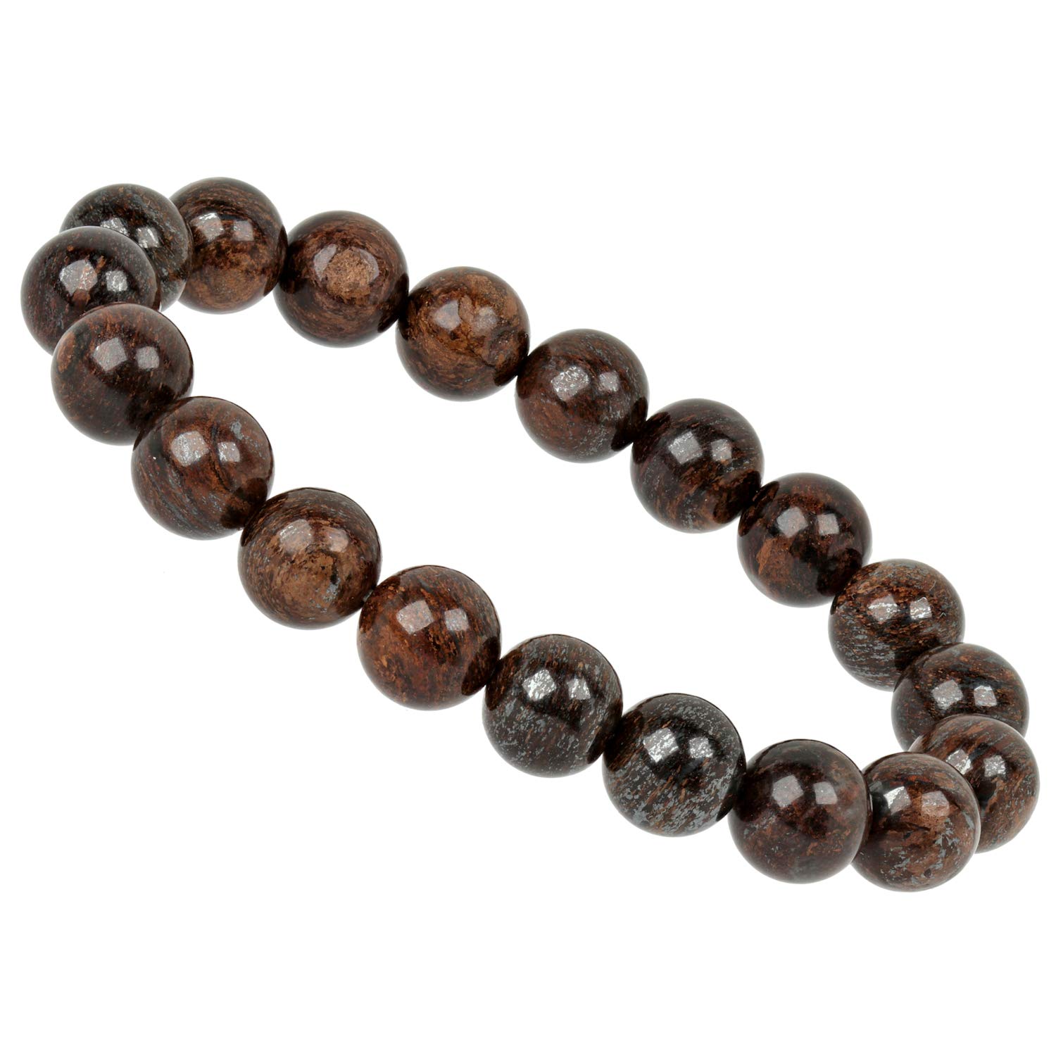 ELEDORO® Chakra Armband 10 mm – Kraftvoller Edelstein-Schmuck aus Natursteinen | Stretcharmband für Damen & Herren | Energie & Achtsamkeit für Alltag, Meditation & Yoga