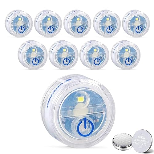 LUXPRO Waterproof Micro LED Puck Lights - Adhesive Lighting Ideal