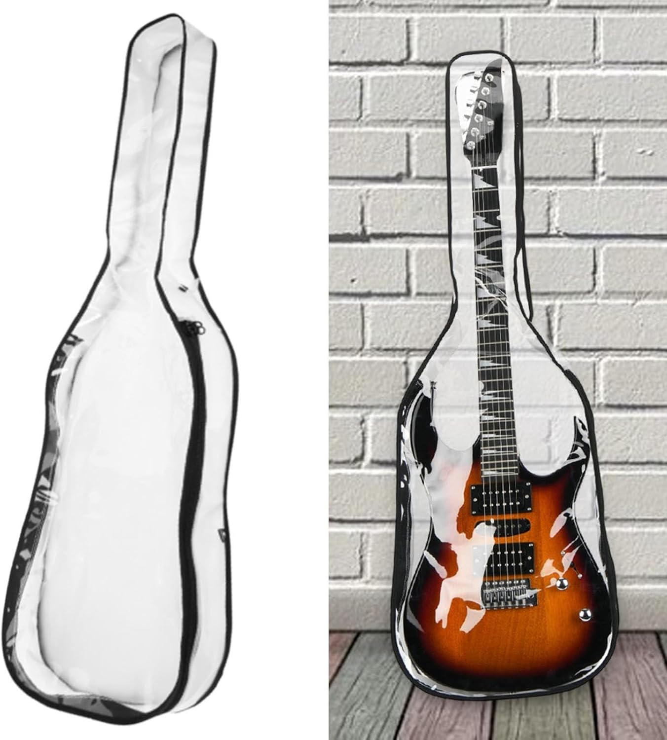 Generic 39 inch Guitar Cover Storage Bag Dustproof Transparent TPU Waterproof Accessory Acoustic Guitars Bag for Acoustic Guitars