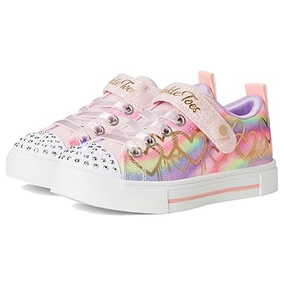 SKECHERS KIDS Twinkle Sparks Ombre Love 314823L (Little Kid) Girls Shoes Light Pink/Multi