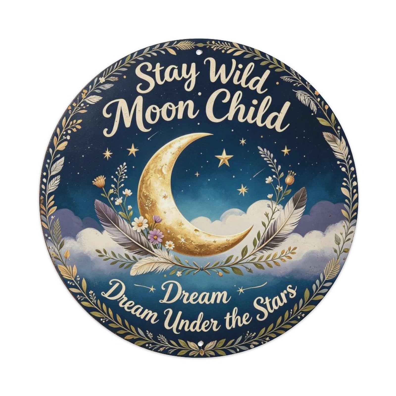 Dream Under The Stars Metal Tin Sign Plaque