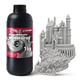 phrozen 3D Printer Water-Washable Rapid Resin, Model Gray 405nm LCD UV-Curing Photopolymer Resin for High Precision Printing, Low Odor, Non-Brittle, Easy to Print, Easy to Clean and Cure (1KG)