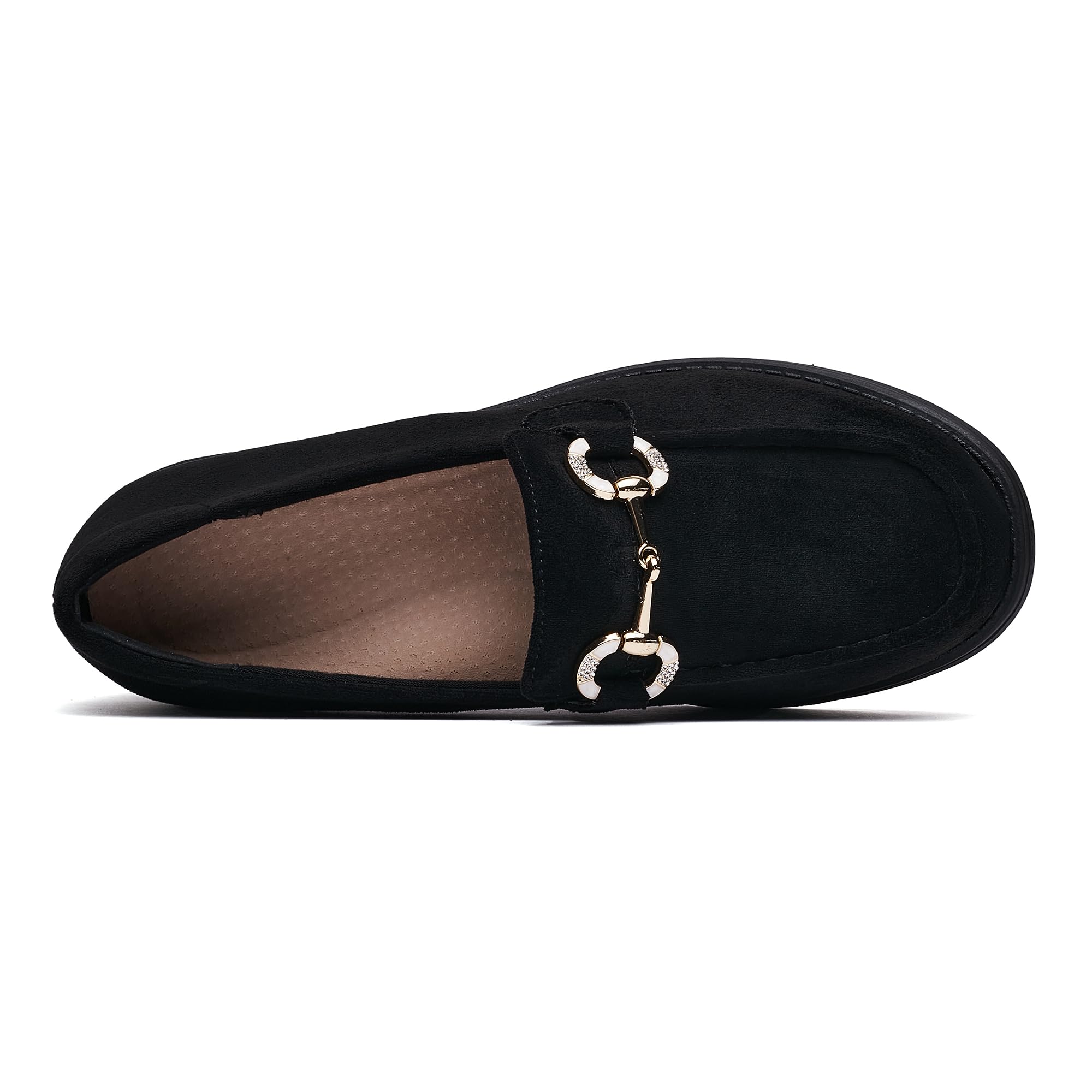 Loafers für Frauen - Bequeme Mokassins mit Sohlenplattform, geeignet für Büro, Freizeit und Arbeit