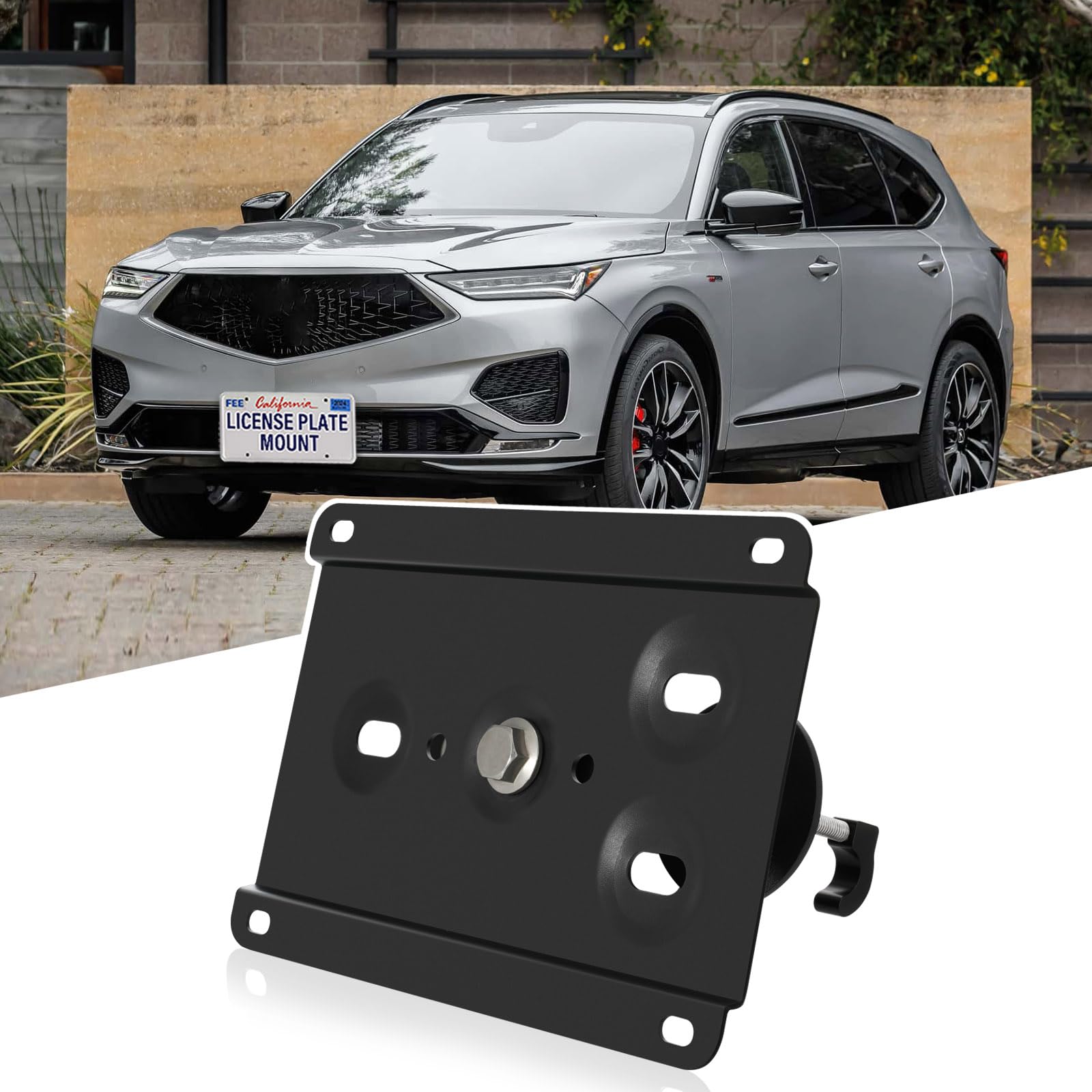 Amazon.com: No Drill Front License Plate Frame Fits Acura MDX/RL
