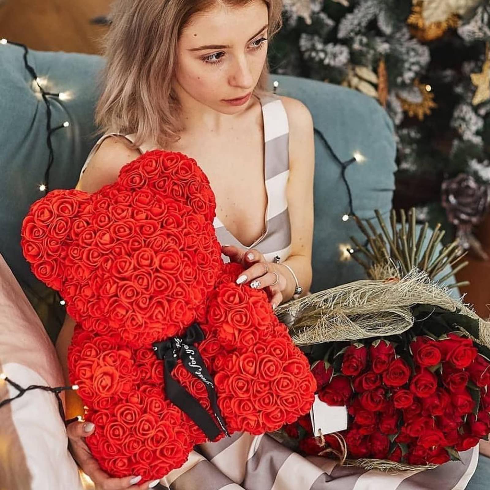 BETESSIN 144pz Rose Finte Rosse (Dia. 20mm) Teste di Fiori Rose Finte Artificiali Teste di Rose Rosse Finte in Schiuma per Decorazione Sposa Matrimonio Festa Nuziale Valentine’s Day Casa Fai da Te