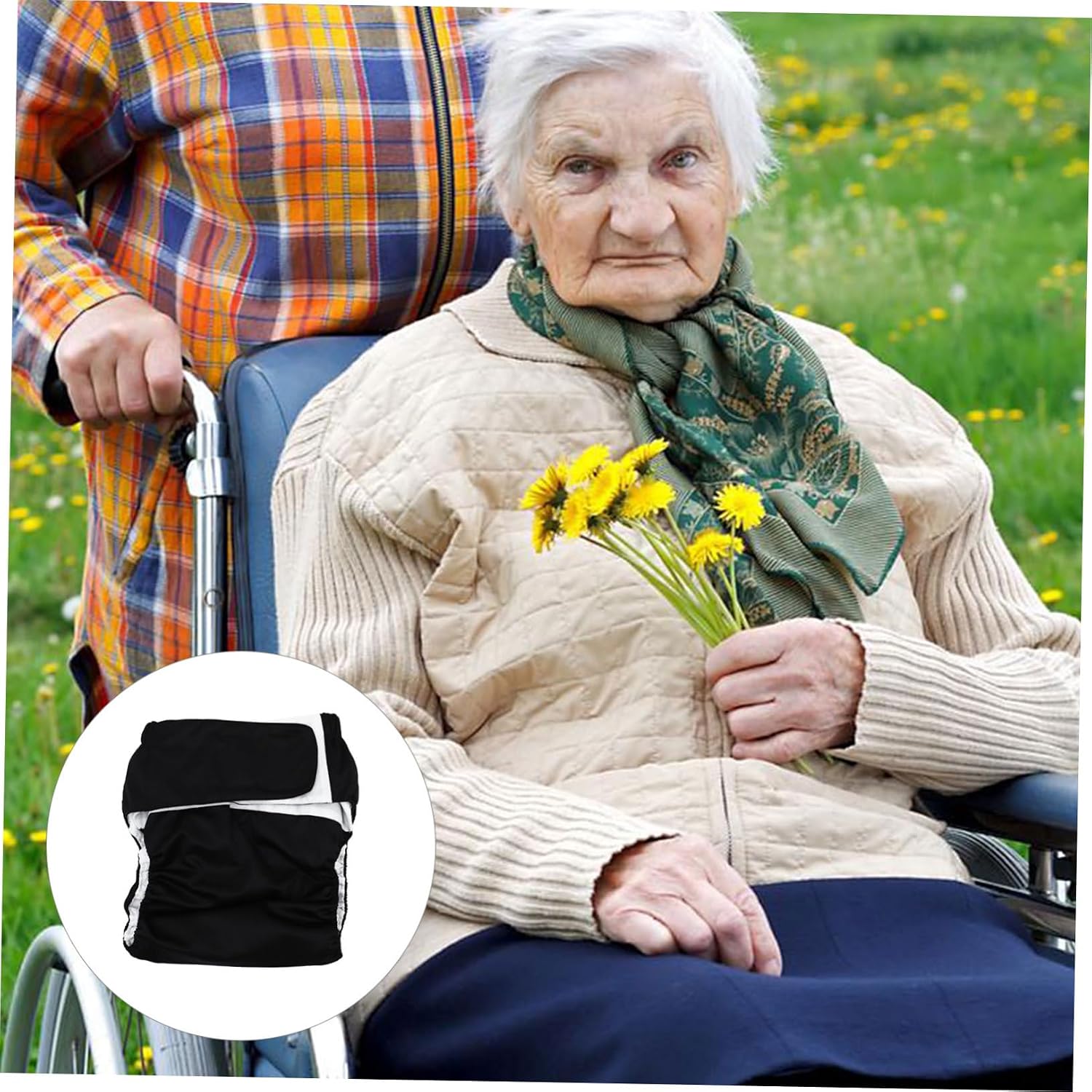 Ipetboom Cloth Diaper for Adults and Elderly Breathable Soft Padding Suitable for Waist to Washable and Reusable Comfortable and Skin-Friendly