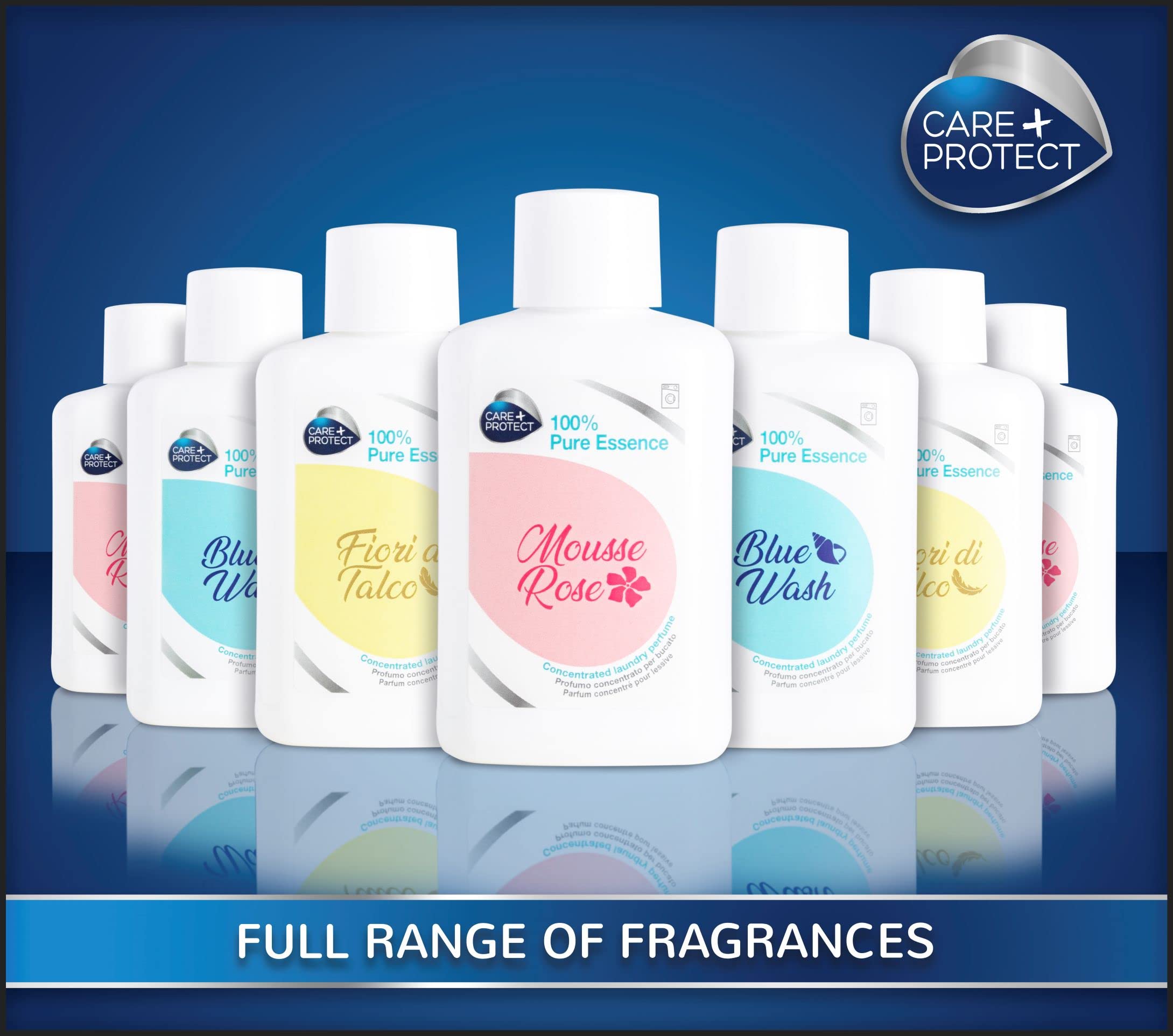 CARE + PROTECT and %100 Pure Essence Konsantre Çamaşır Parfümü (Mousse Rose)