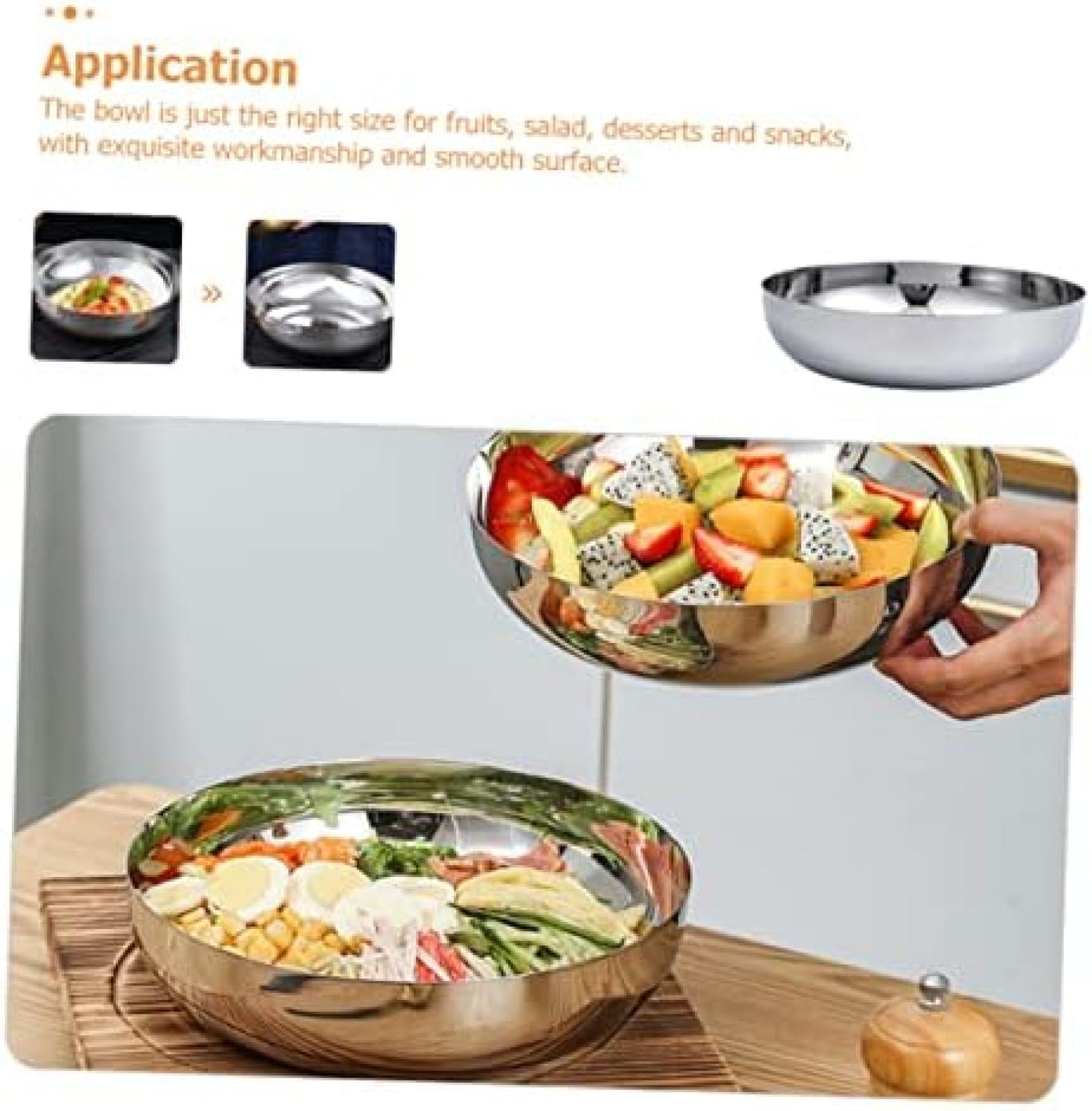Ciotole Per Pasta Italiana Ciotole Per Riso Ciotole Per Insalata Giapponese Ciotola Per Noodle Ciotole Pho Ramen Ciotola Per Insalata In Acciaio Inossidabile Ciotola Per Bibimbap Piatto Per Frutta