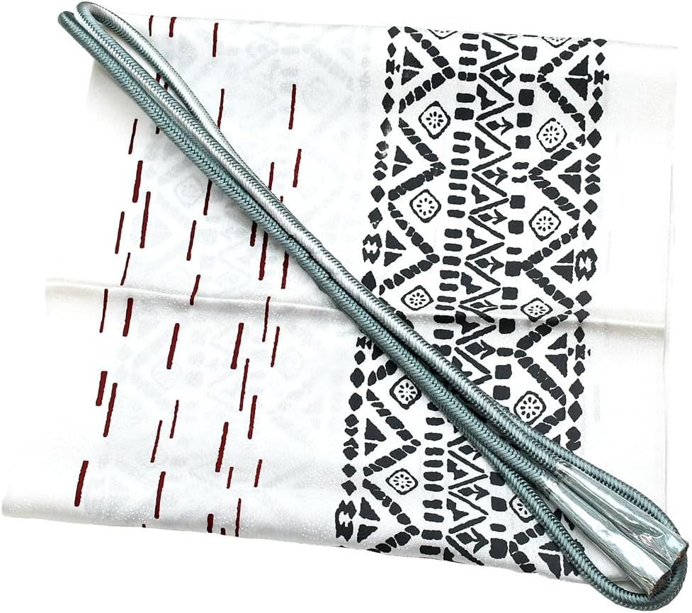 さ*ん様 創作意匠 森口華弘 人間国宝 正絹 本場白大島紬 丸宮織物 U