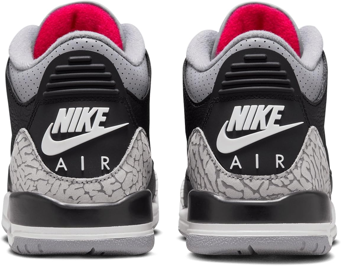 Amazon.com | (GS) Air Jordan 3 Retro 'Black Cement' (2024) DM0967