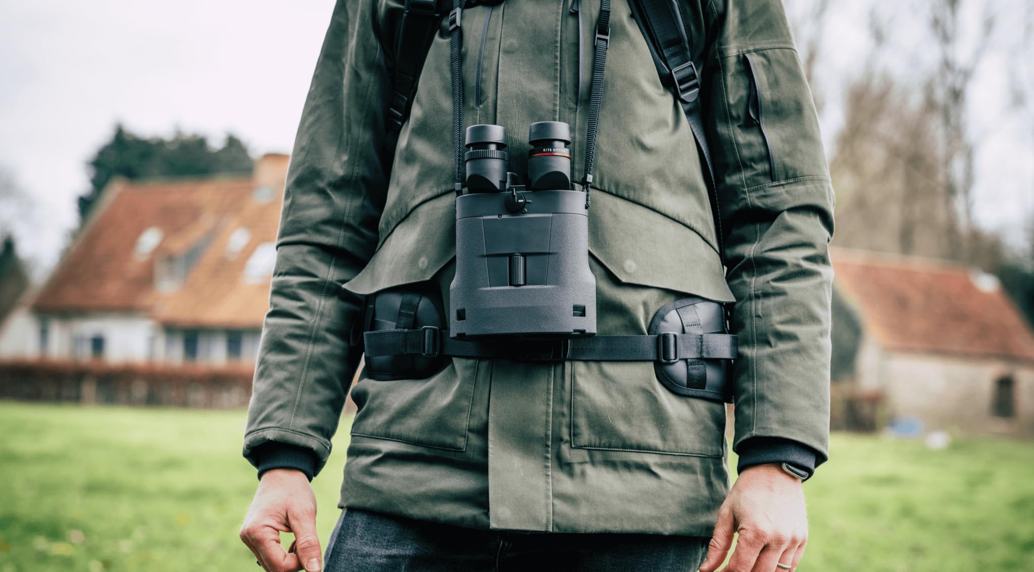 Kite Optics Zaino AVIA 26, adatto per treppiede, binocolo e cannocchiale, modulare per fotografia all'aperto e birdwatching