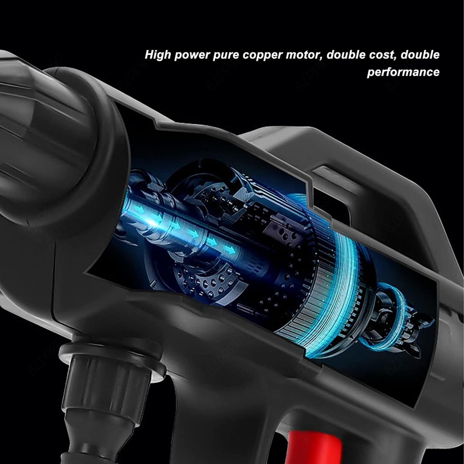 Pistola De Limpieza Multifuncional, Potencia 600w, Dos BateríAs 24v1500mah Bomba Agua Bateria, Dispositivos De Mano Lanza Hidrolimpiadora, Esenciales De Limpieza del Hogar