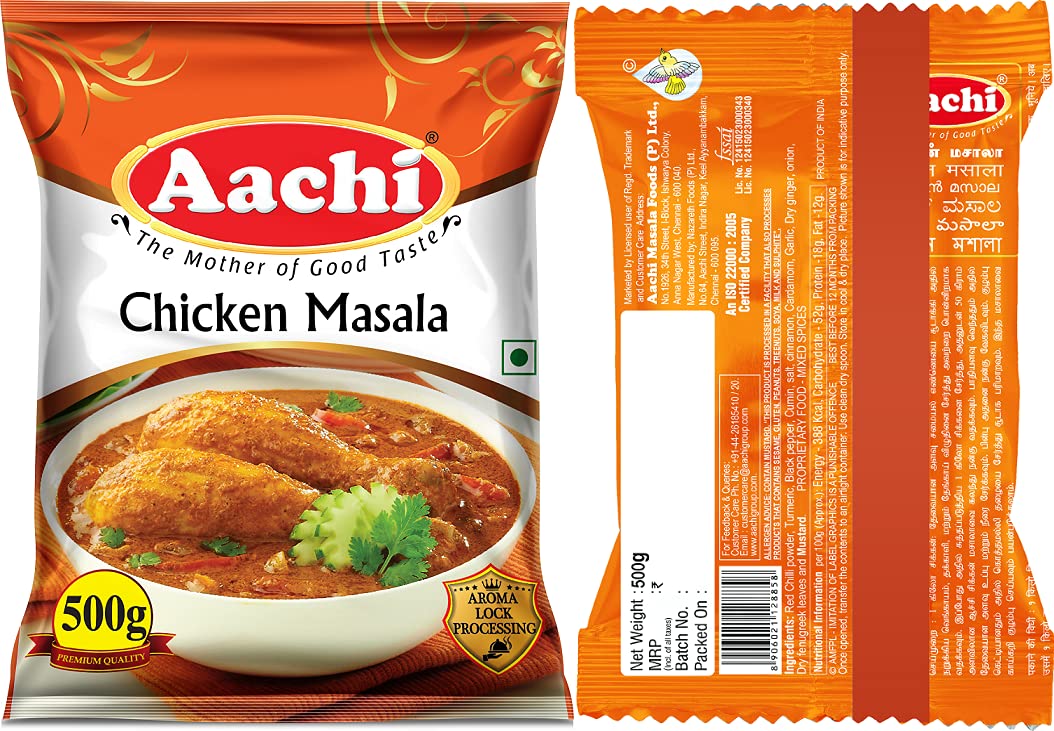 Aachi Chicken Masala 500gms (B096FRY587) Amazon Price History, Amazon Price Tracker