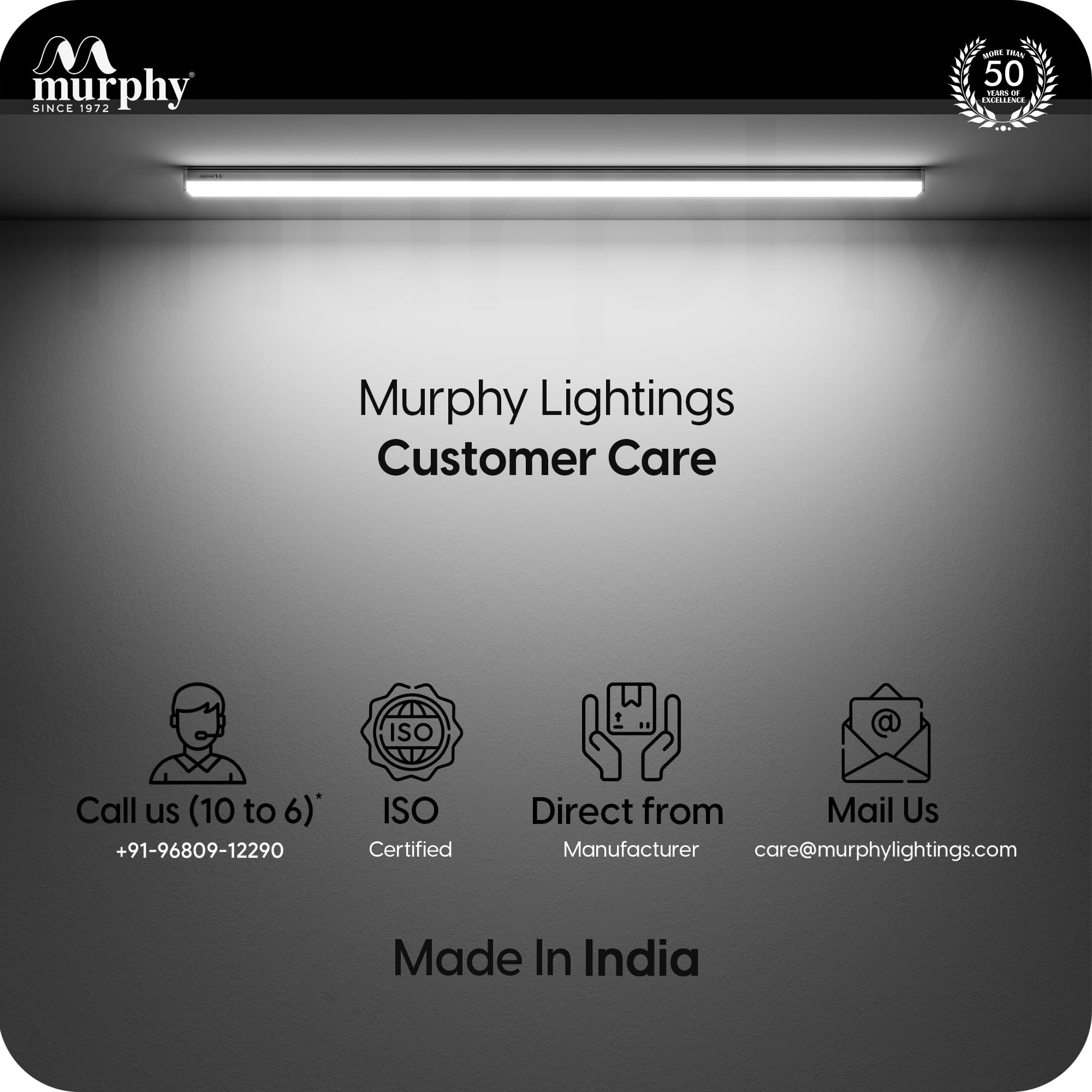 Murphy LED Tube Lights - Pack of 20 (Cool White) -5 Murphy LED Tube Lights - Pack of 20 (Cool White) -5