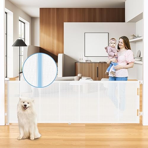 Miniatura 13 de HAMOPY Piezas de Repuesto para Puerta de Bebé Retráctil con Bloqueo Automático Sin Perforación, Juego de Herrajes Originales (Incluye 2 Pestillos +