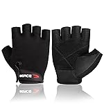 BEACE Weight Lifting Gym Gloves with Breathable Leather Palm for Workout Exercise Training Fitness and Bodybuilding for Men & Women