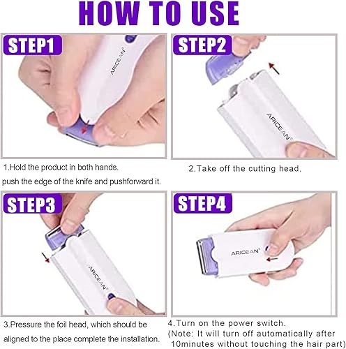 Miniatura 3 de Borrador de pelo suave y sedoso, herramienta de depilación sin dolor, depiladora recargable, removedor de pelo suave al tacto, aplicable a cualquier