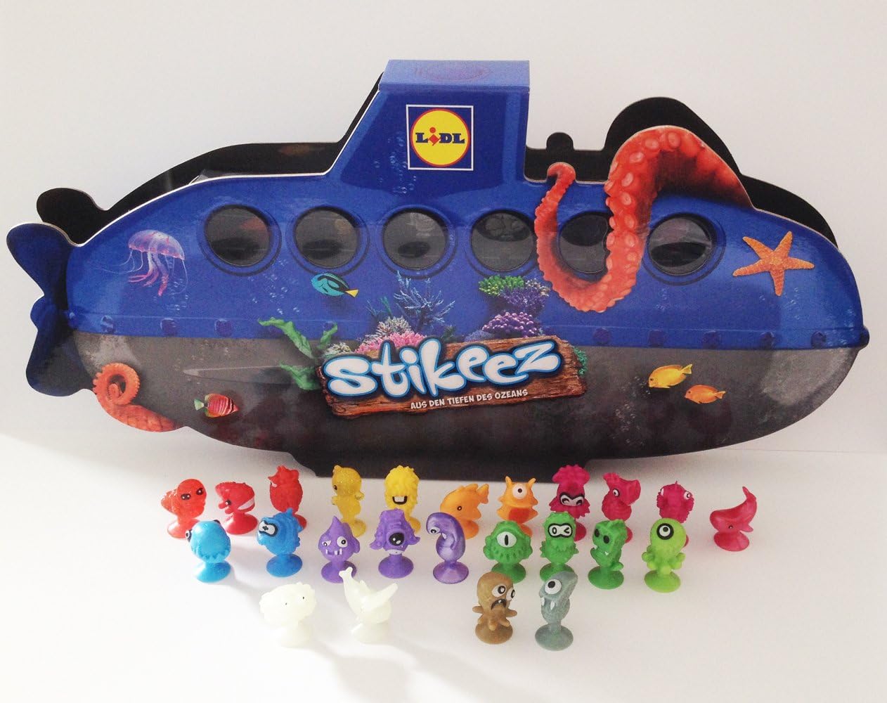 Lidl Stikeez Scrapbook: Boat Craft Kit 2015 Complete Set, 1 Set, All Seasons, Unisex
