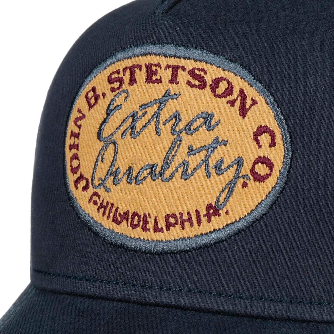 Stetson Vintage Brushed Twill Unisex Trucker Cap Mesh Strapback Cotton Summer Winter - Image 7