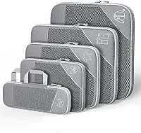 Organizador de Mala, Kit 5 Necessaire Organizadores de Malas para Viagem, Kit Organizador de Mala, Kit Organizador de Malas para Viagem, Organizador Mala