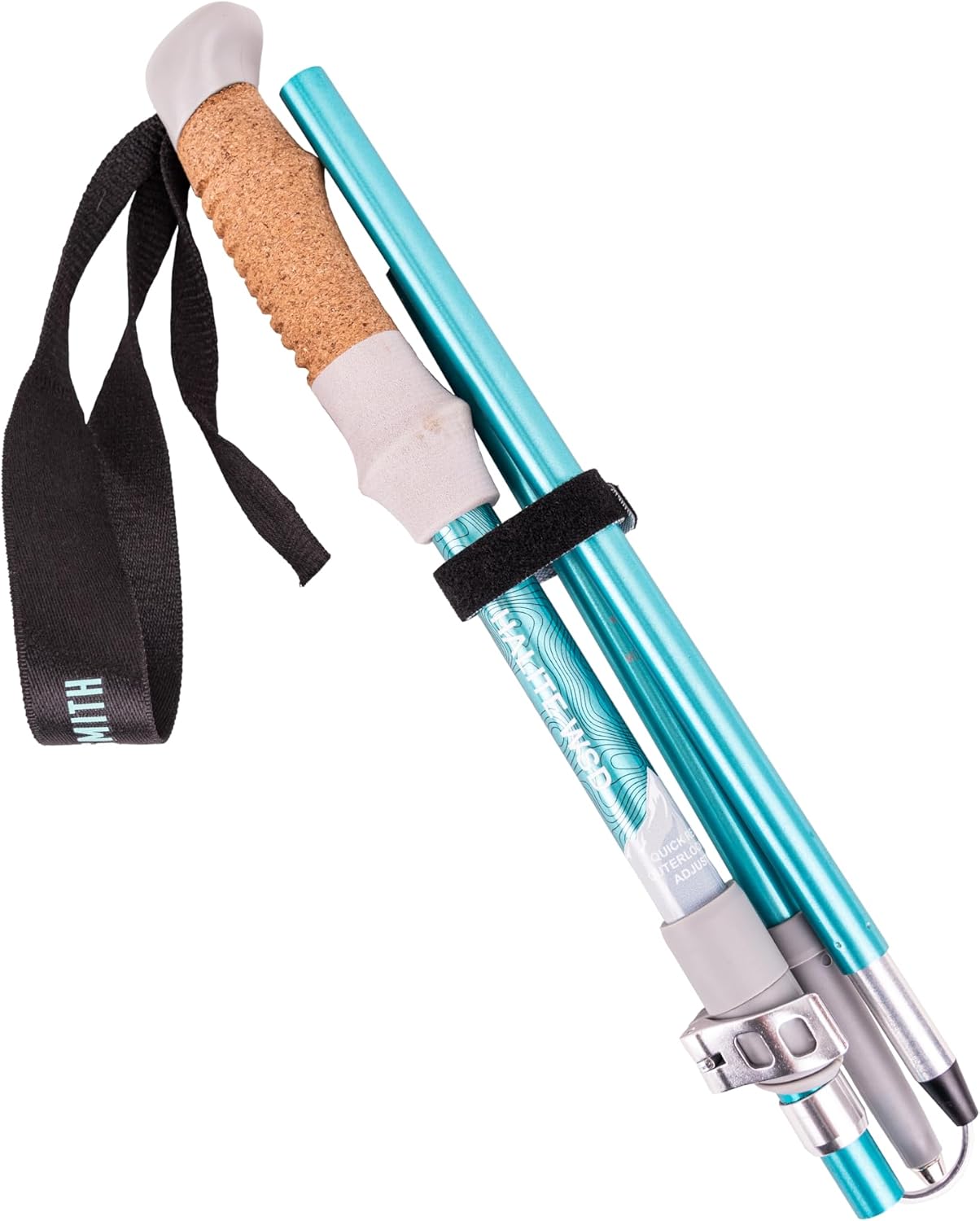 Mountainsmith Women's Halite WSD 7075 Trekking Poles - Lightweight Collapsible Foldable Walking Poles for Backpacking, Hiking, & Thru-Hiking