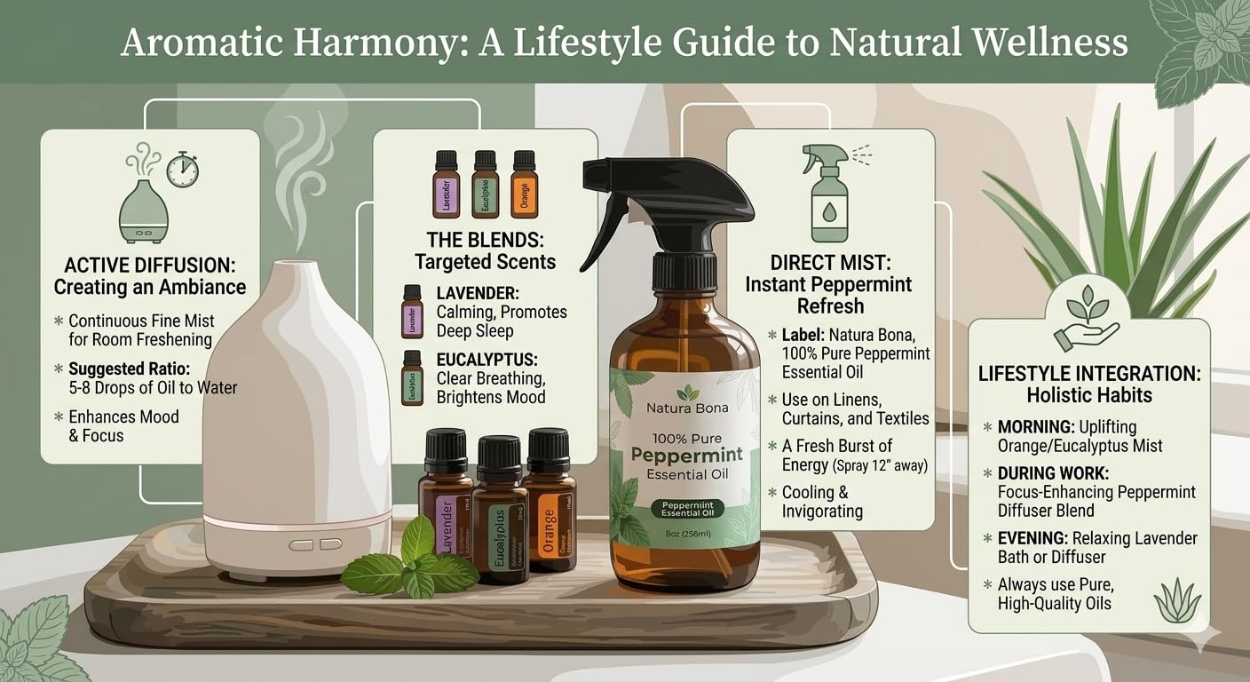 Amazon.com: Natura Bona 100% Pure Peppermint Essential Oil