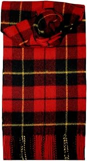 Wallace (Red) Tartan Lambswool Scarf