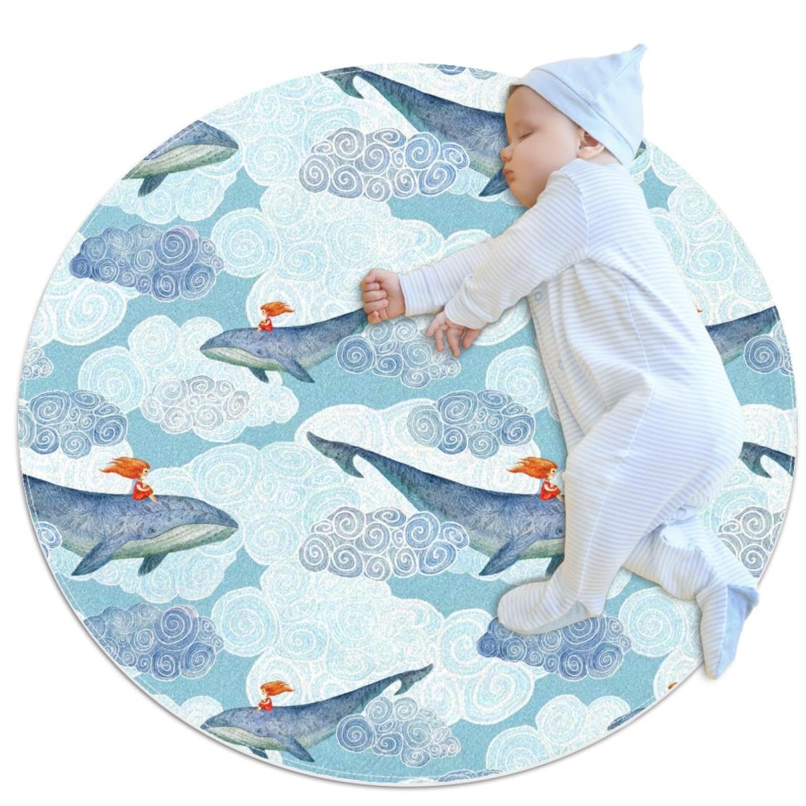 Tapis de salle de bain baleine anti-glisse pour sécuriser la chambre enfant